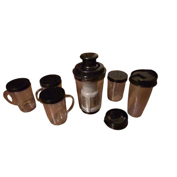 Magic Bullet Replacement Fruit & Vegetable Juicer Attachment W/5 Travel Cups - Picture 3 of 3